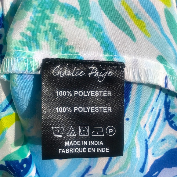 Charlie Paige Spring Shift Dress S/P - Picture 4 of 5